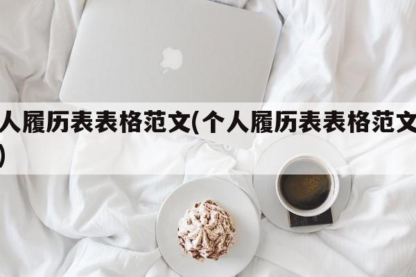 个人履历表表格范文(个人履历表表格范文大全)